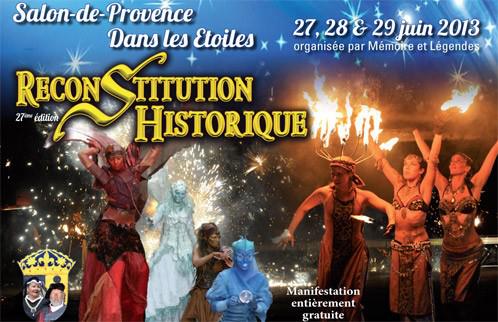 Reconstitution Historique A Salon De Provence Sur Le Portail Medieval