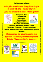 11ème Fête médiévale de la Lionge - Cinq-Mars-la-Pile, Centre-Val de Loire