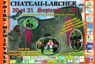 12ème édition de la foire médiévale de Château-Larcher - Château-Larcher, Nouvelle-Aquitaine