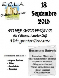 14ème édition de la foire de Chateau-Larcher - Château-Larcher, Nouvelle-Aquitaine