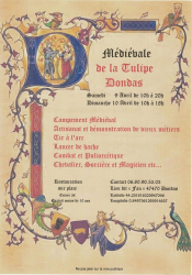Médiévale de la Tulipe à Dondas 2022 - Dondas, Nouvelle-Aquitaine
