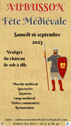 Fête médiévale d'Aubusson 2023 - Aubusson, Nouvelle-Aquitaine