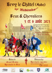 Fête médiévale à Ervy Le Châtel 2023 - Ervy-le-Châtel, Bretagne