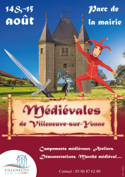 Fête médiévale de Villeneuve-sur-Yonne 2023 - Villeneuve-sur-Yonne, Bourgogne Franche-Comté