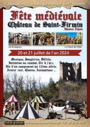 Fête médiévale au Château de Saint-Firmin - Saint-Firmin, Provence-Alpes-Côte d'Azur