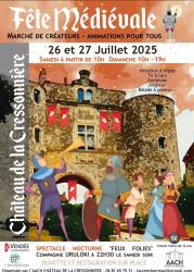Fête Médiévale au Château de la Cressonnière - Cezais, Pays de la Loire