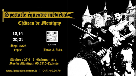 Spectacle équestre médiéval – La reconquête du Château de Montigny - Éghezée, Namur