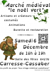 Marché Médiéval "Le Noël Vert" à Carresse-Cassaber - Carresse-Cassaber, Nouvelle-Aquitaine