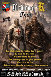 Médiéval-K Fest à Caux 2026 - Caux, Occitanie