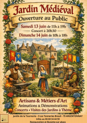 Week-end Médiéval au Jardin de la Tournerie - Argentonay, Nouvelle-Aquitaine