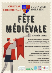 Fête Médiévale au Château L'Hermitage 2026 - Château L'Hermitage, Pays de la Loire