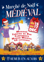 marché de noël médiéval semur en auxois - Semur-en-Auxois, Bourgogne Franche-Comté