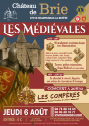 Médiévale du château de Brie - Champagnac-la-Rivière, Nouvelle-Aquitaine