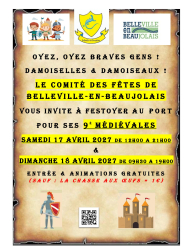 Les 9e Médiévales de Belleville-en-Beaujolais - Belleville-en-Beaujolais, Auvergne-Rhône-Alpes