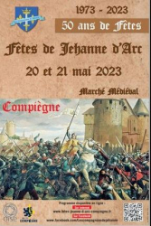 Fêtes médiévales de Jehanne d'Arc de Compiègne 2023 - Compiègne, Hauts-de-France