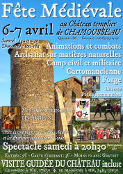 Fête Médiévale au Château templier de Chamousseau - Queaux, Nouvelle-Aquitaine