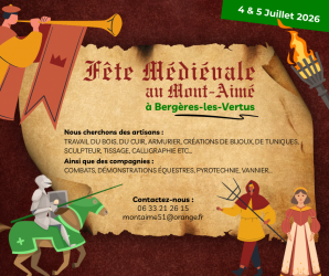 FÊTE MÉDIÉVALE DU MONT AIME - Bergères-lès-Vertus, Grand Est