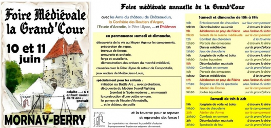 Foire Médiévale - Mornay-Berry, Centre-Val de Loire