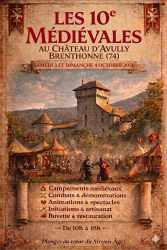 les 10èmes médiévales du château d'Avully - Brenthonne, Auvergne-Rhône-Alpes