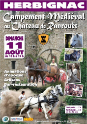 Campement médiéval au château de Ranrouët 2019 - Herbignac, Pays de la Loire