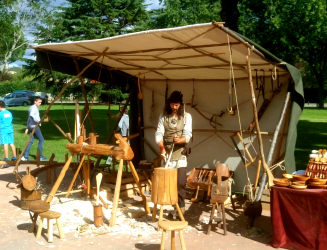 Démonstration de boissellerie et tour à perche - Toulouse, Occitanie