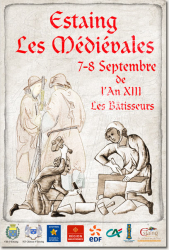 Estaing les Médiévales 2013 - Les batisseurs - Estaing, Occitanie