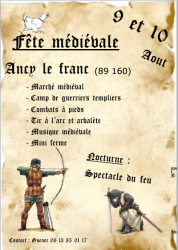 fete medieval d'ancy le franc , ANCY LE FRANC 89160  - Ancy-le-Franc, Bourgogne Franche-Comté