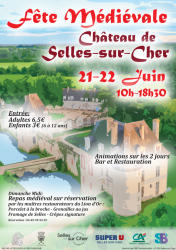 Fête Médiévale au Château de Selles-sur-Cher 2025 - Selles-sur-Cher, Centre-Val de Loire