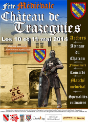 Fête médiévale au château de Trazegnies , Courcelles - Courcelles, Hainaut