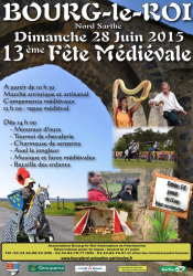Fête Médiévale de Bourg-le-Roi 2015 - Bourg-le-Roi, Pays de la Loire