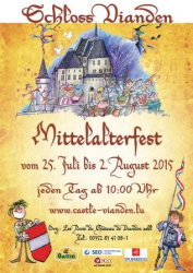 Fête médiévale de Vianden 2015 - Vianden, Diekirch
