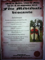 Fête médiévale et brocante à Chesny - Chesny, Grand Est