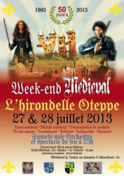 Fête médiévale pour les 50 ans de l'Hirondelle , Oteppe - Oteppe, Liège