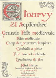 FETES MEDIEVALES , ETOURVY - Étourvy, Grand Est