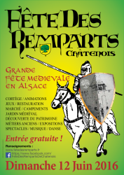 Fête des remparts 2016 à Châtenois - Châtenois, 