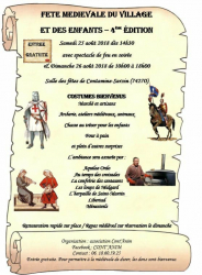 Fête et marché médiéval de Contamine Sarzin 74270 - Contamine-Sarzin, Auvergne-Rhône-Alpes