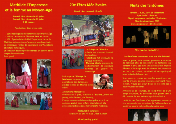 Fête Médiévale annuelle à l'Abbaye de Mortemer - Lisors, Normandie