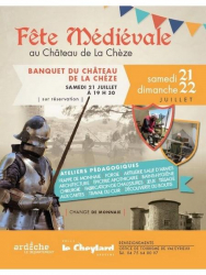 Fête Médiévale au Château de La Chèze 2018 - Le Cheylard, Auvergne-Rhône-Alpes