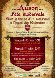 Fête médiévale d'Auzon 2017 - Auzon, Auvergne-Rhône-Alpes