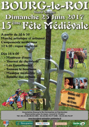 Fête Médiévale de Bourg-le-Roi  2017 - Bourg-le-Roi, Pays de la Loire