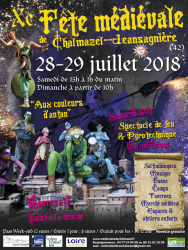 Fête médiévale de Chalmazel 2018 - Chalmazel, Auvergne-Rhône-Alpes