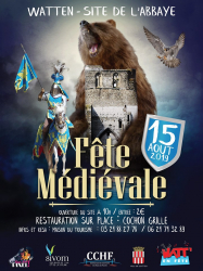 Fête médiévale de l’Abbaye de Watten 2019 - Watten, Hauts-de-France