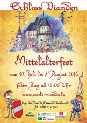Fêtes médiévales de Vianden 2016 - Vianden, Diekirch