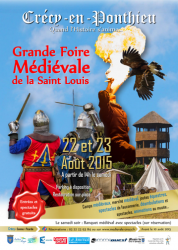Grande Foire Médiévale de la Saint Louis 2015 , Crécy-en-Ponthieu - Crécy-en-Ponthieu, Hauts-de-France