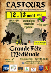 Grande fête médiévale de Lastours 2017 - Rilhac-Lastours, Nouvelle-Aquitaine