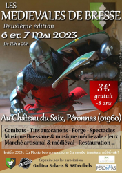 Les Médiévales de Bresse 2023 - Péronnas, Auvergne-Rhône-Alpes