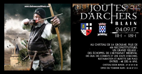 Joutes d'archers Médiévales de Blain 2017 - Blain, Pays de la Loire