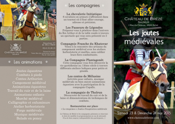 Joutes médiévales au Château de Brézé - Brézé, Pays de la Loire