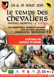 Le temps des chevaliers 2013 au Château de Lavaux-Sainte-Anne , Rochefort - Rochefort, Namur