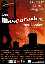 Les Mascarades Médiévales de La Couvertoirade (12) - 11ème édition - La Couvertoirade, Occitanie